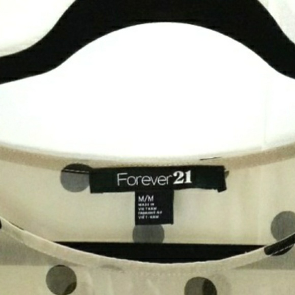 Forever21 Polka Dot Blouse - Picture 3 of 3